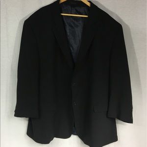 CM gold series sport coat jacket 58 regular dark navy blue worn good condition